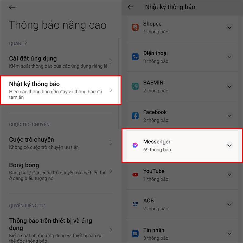 Cách đọc tin nhắn instagram đã thu hồi trên Xiaomi