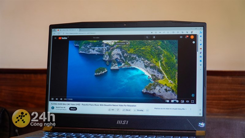 MSI Bravo 15 B7ED được trang bị màn hình IPS rộng 15.6 inch và độ phân giải Full HD MSI Bravo 15 B7ED được trang bị màn hình IPS rộng 15.6 inch và độ phân giải Full HD