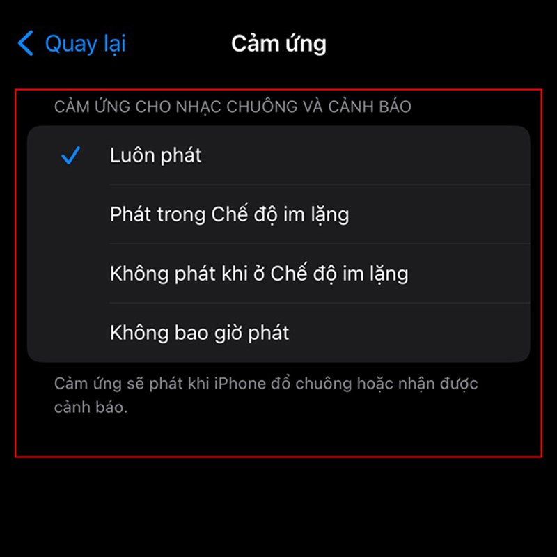 Cách tuỳ chỉnh chế độ rung trên ios 17 Cách tuỳ chỉnh chế độ rung trên ios 17