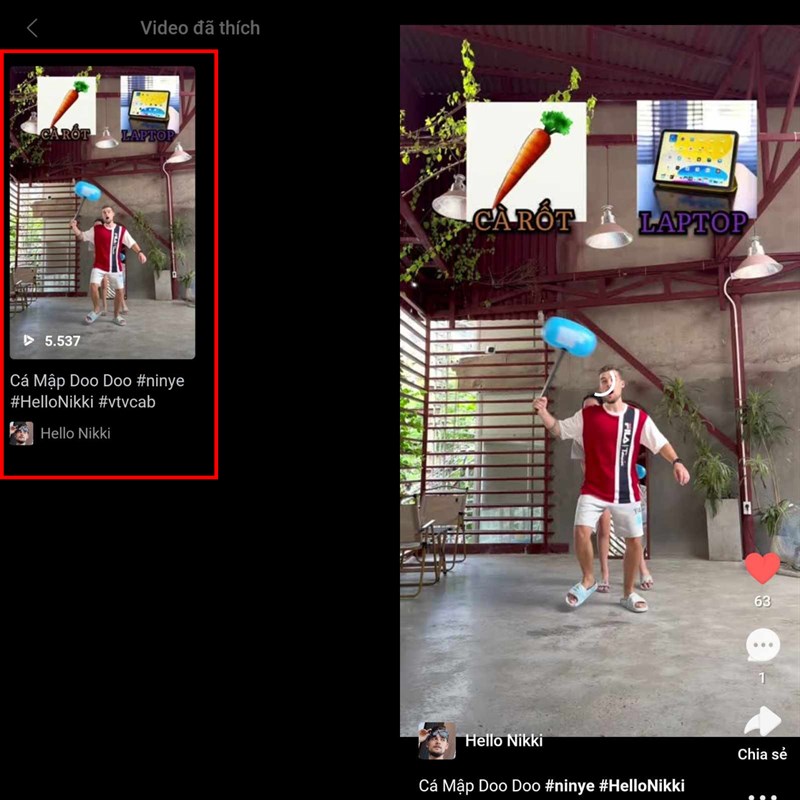 Cách xem Zalo Video đã thích Cách xem Zalo Video đã thích