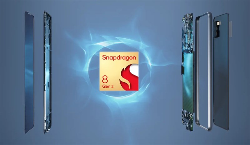 Hình minh họa chip Snapdragon 8 Gen 2 Hình minh họa chip Snapdragon 8 Gen 2