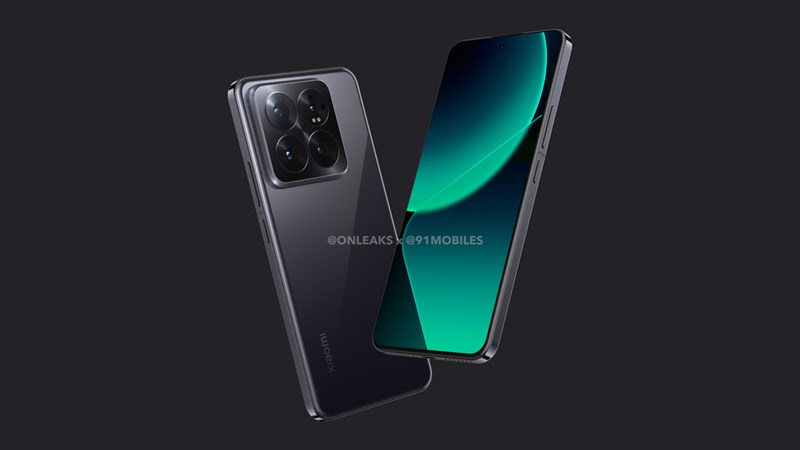 Hình ảnh render của Xiaomi 14 Pro