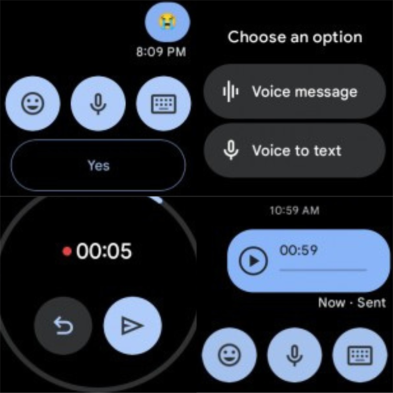 Người dùng bây giờ có thể dễ dàng gửi tin nhắn thoại trên Google Tin nhắn trên chiếc smartwatch của mình Người dùng bây giờ có thể dễ dàng gửi tin nhắn thoại trên Google Tin nhắn trên chiếc smartwatch của mình