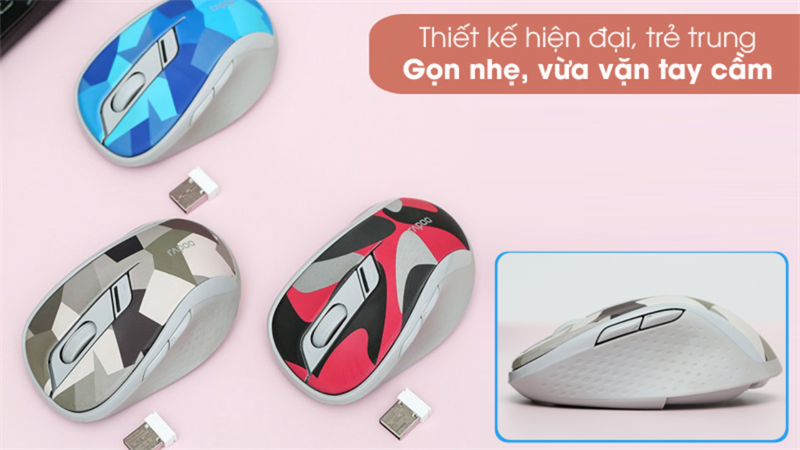 1. Chuột và bàn phím giá rẻ đáng mua đầu tiên: Chuột Không dây Bluetooth Silent Rapoo M500 1. Chuột và bàn phím giá rẻ đáng mua đầu tiên: Chuột Không dây Bluetooth Silent Rapoo M500