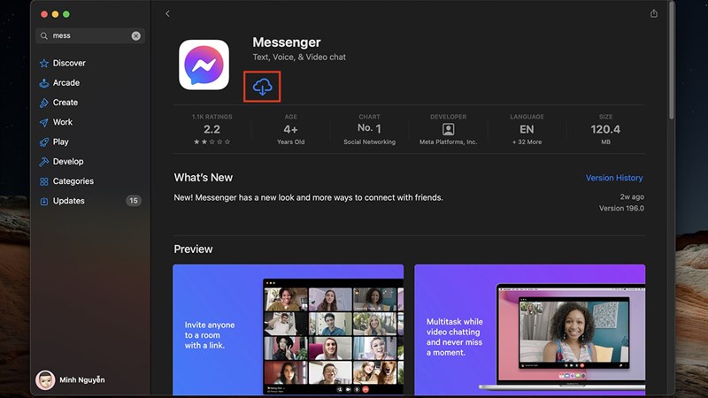 Cách tải Messenger cho MacBook Cách tải Messenger cho MacBook