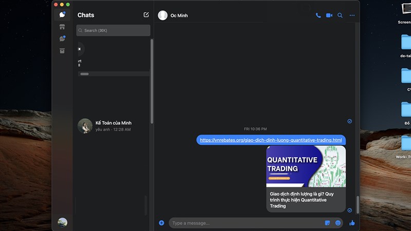 Cách tải Messenger cho MacBook Cách tải Messenger cho MacBook