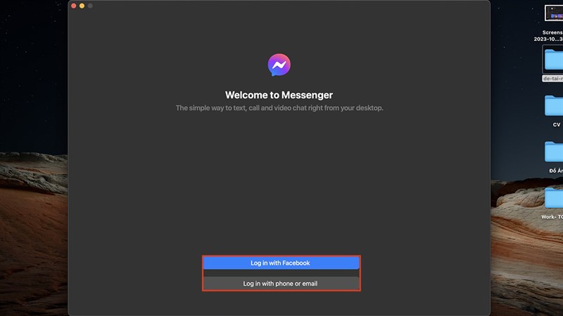 Cách tải Messenger cho MacBook Cách tải Messenger cho MacBook