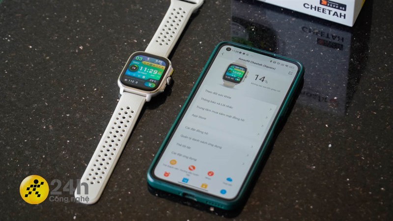 Amazfit Cheetah Square vẫn được hỗ trợ phần mềm thứ 3 mang có tên Zeep App