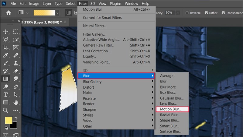 Cách chuyển ảnh từ ngày thành đêm trong Photoshop Cách chuyển ảnh từ ngày thành đêm trong Photoshop