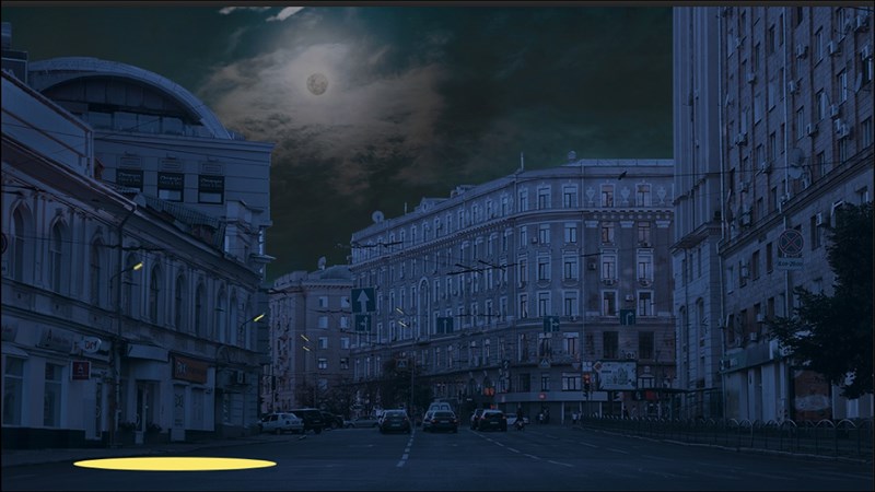 Cách chuyển ảnh từ ngày thành đêm trong Photoshop Cách chuyển ảnh từ ngày thành đêm trong Photoshop