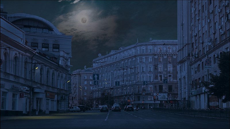 Cách chuyển ảnh từ ngày thành đêm trong Photoshop Cách chuyển ảnh từ ngày thành đêm trong Photoshop
