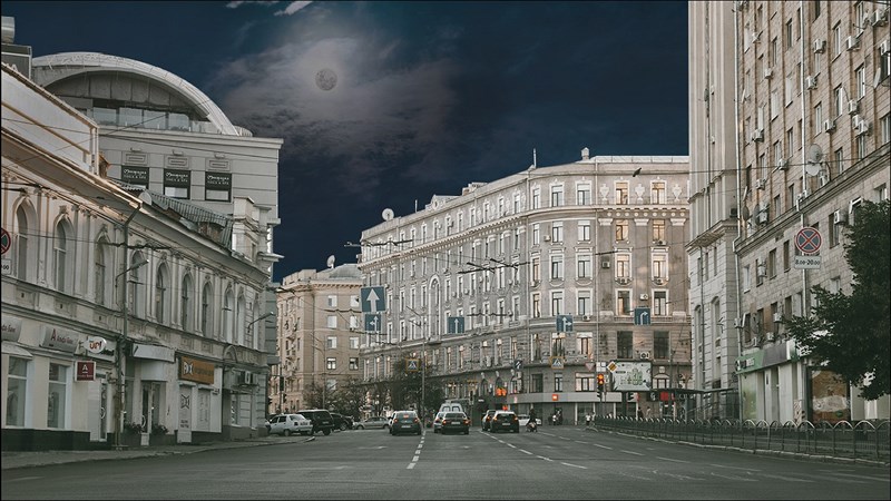 Cách chuyển ảnh từ ngày thành đêm trong Photoshop Cách chuyển ảnh từ ngày thành đêm trong Photoshop