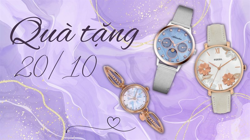 Nên mua đồng hồ nào làm quà tặng dịp 20/10 - Ngày Phụ nữ Việt Nam? Nên mua đồng hồ nào làm quà tặng dịp 20/10 - Ngày Phụ nữ Việt Nam?