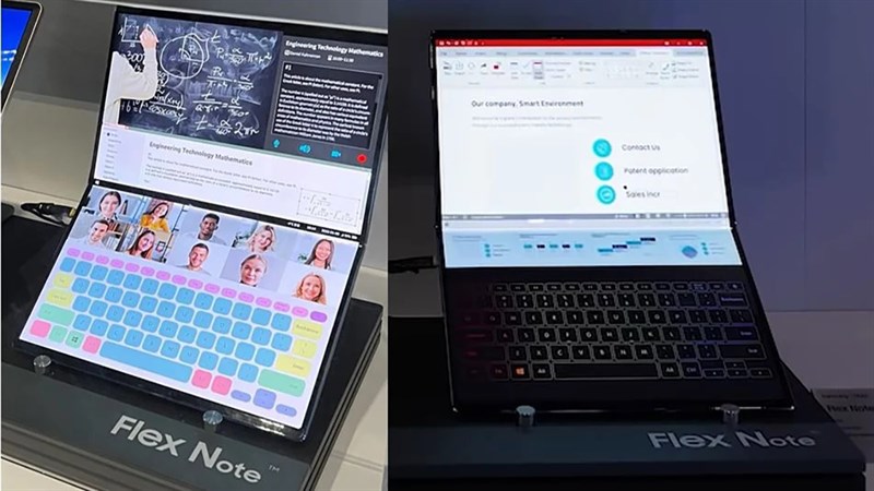 Galaxy Flex Note còn được trang bị bàn phím đổi màu thú vị