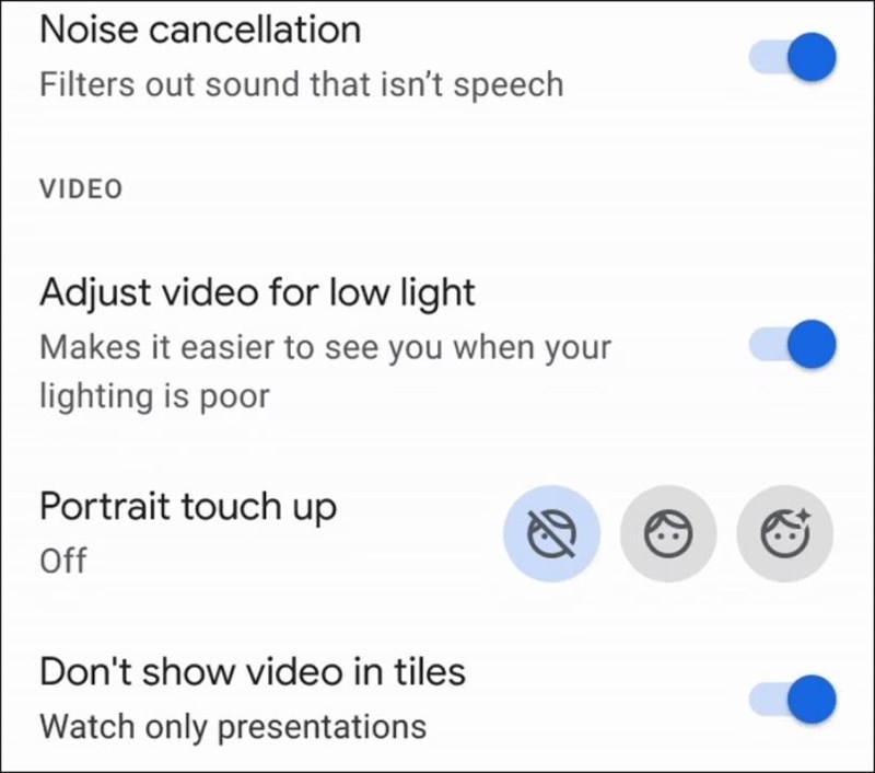 Người dùng Google Meet có thể chọn kích hoạt tính năng này trước hoặc trong khi đang họp Người dùng Google Meet có thể chọn kích hoạt tính năng này trước hoặc trong khi đang họp