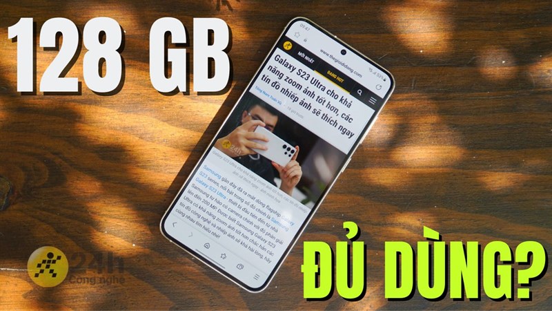 Bộ nhớ 128 GB có còn đủ?