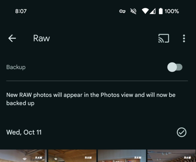 Hiện tại người dùng vẫn có thể kiểm soát việc sao lưu ảnh RAW trên Photos