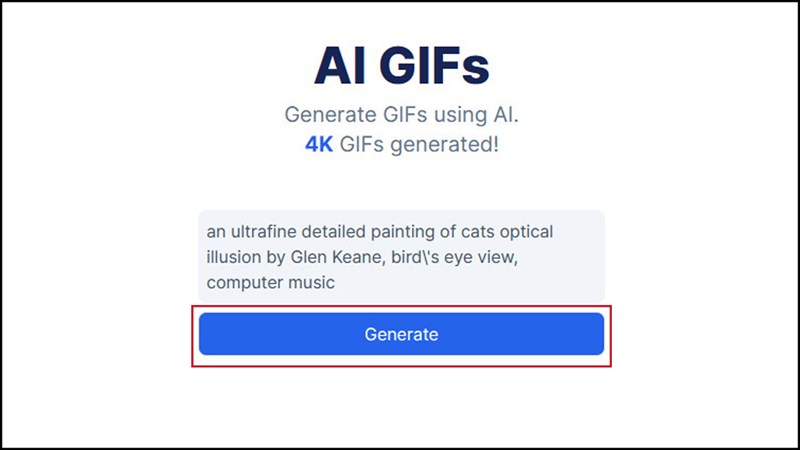 Cách tạo ảnh động GIF bằng AI