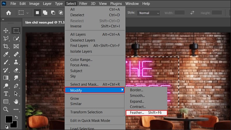 Cách làm chữ phát sáng trong Photoshop