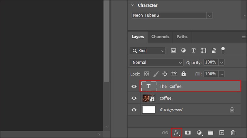 Cách làm chữ phát sáng trong Photoshop