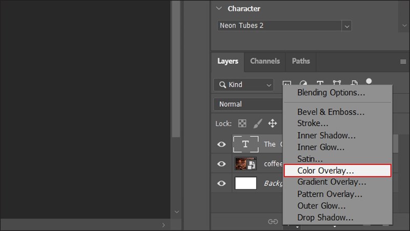 Cách làm chữ phát sáng trong Photoshop