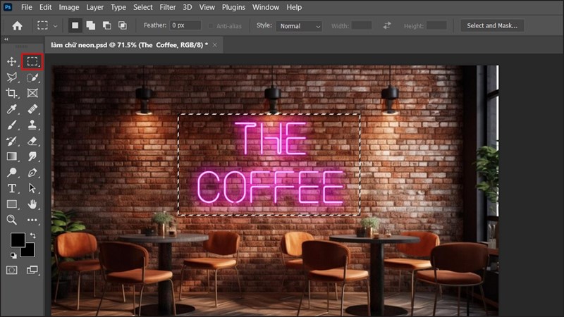 Cách làm chữ phát sáng trong Photoshop