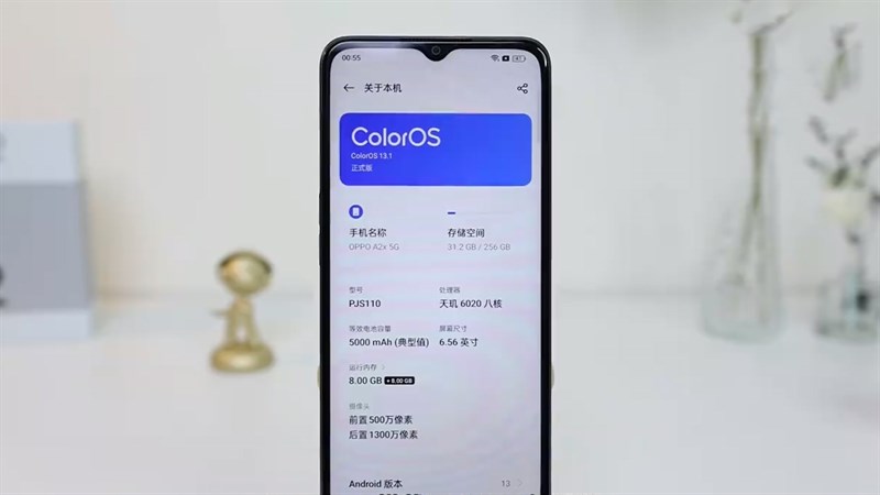 Các thông số cấu hình của OPPO A2x