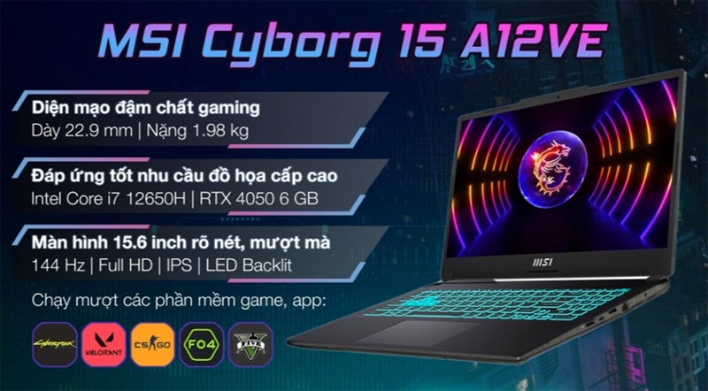 Laptop gaming mỏng nhẹ giảm giá chỉ từ 14.99 triệu đồng