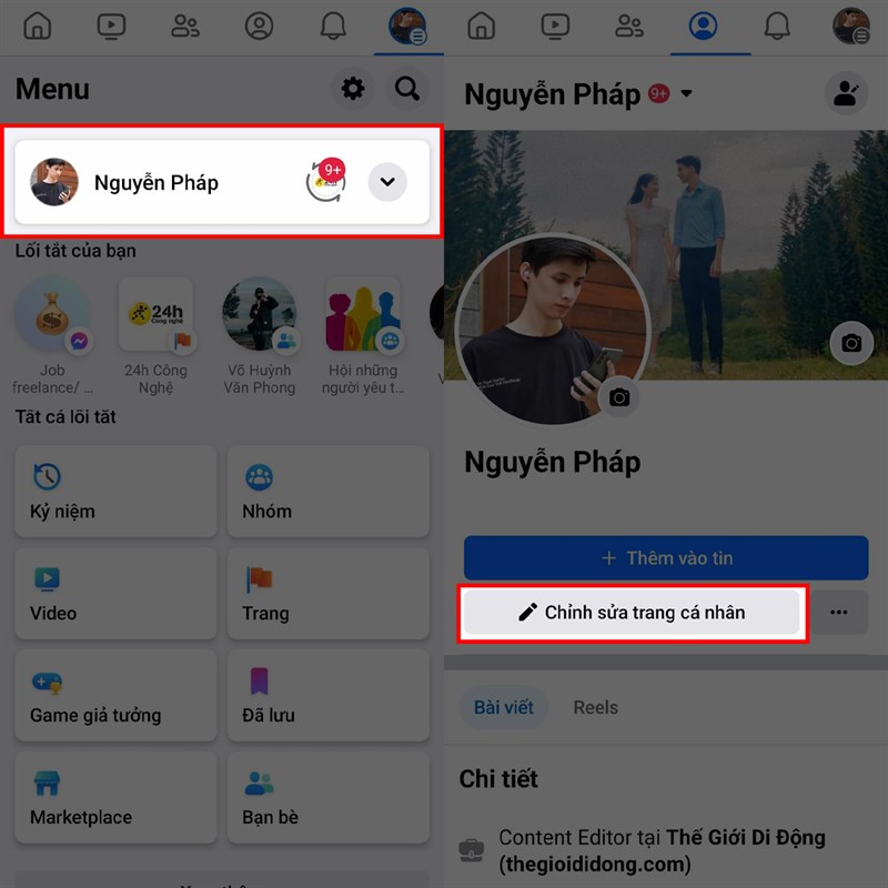 Cách tag người khác lên tiểu sử trên Facebook