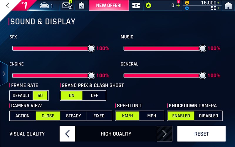 Thiết lập đồ họa Asphalt 9 mình đặt trên Xiaomi Pad 6 Thiết lập đồ họa Asphalt 9 mình đặt trên Xiaomi Pad 6