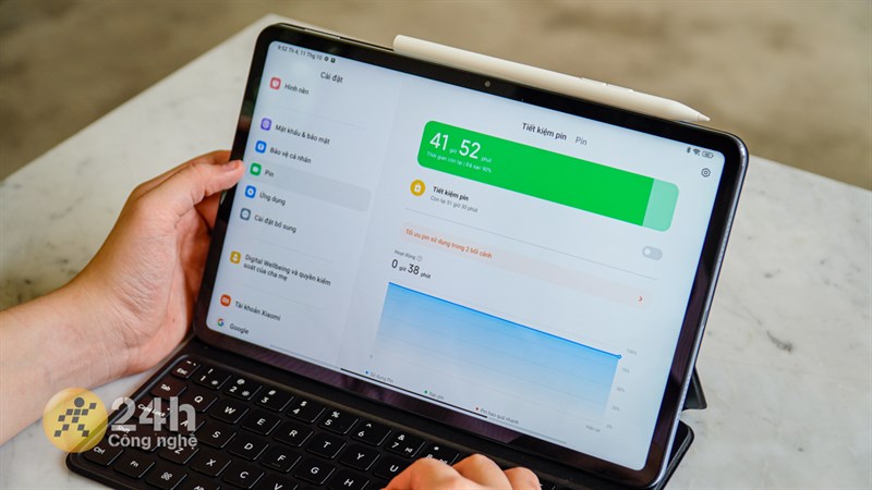 Xiaomi Pad 6 được trang bị viên pin có thời gian sử dụng tốt Xiaomi Pad 6 được trang bị viên pin có thời gian sử dụng tốt
