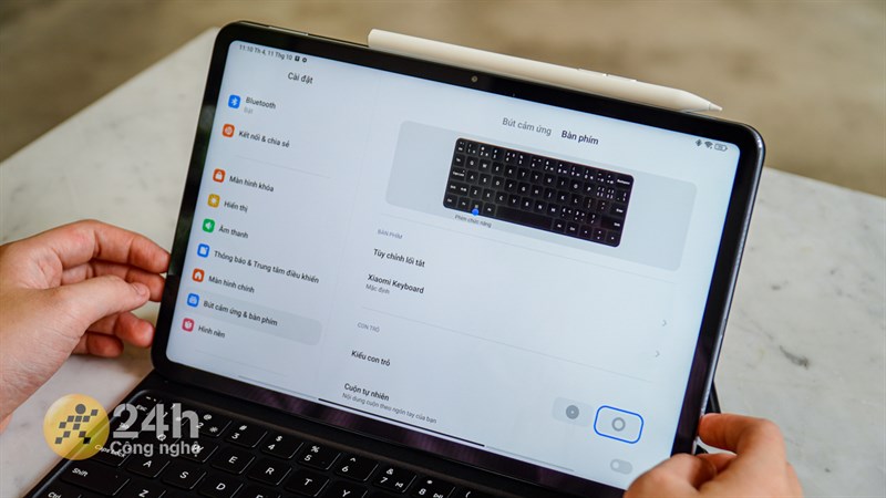 Đáng tiếc bàn phím Xiaomi Pad 6 không hỗ trợ tiếng việt nên buộc phải sử dụng ứng dụng Laban Key Đáng tiếc bàn phím Xiaomi Pad 6 không hỗ trợ tiếng việt nên buộc phải sử dụng ứng dụng Laban Key