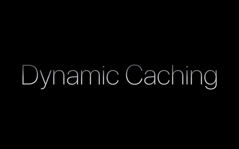 Dynamic Caching