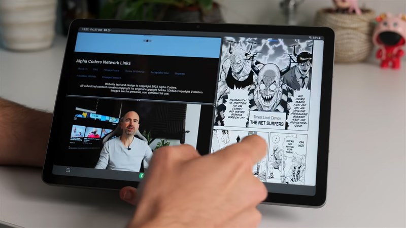 Trên tay Galaxy Tab S9 FE Trên tay Galaxy Tab S9 FE