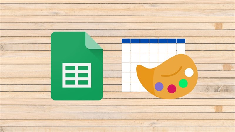 cách tô màu ô trống trong Google Sheets