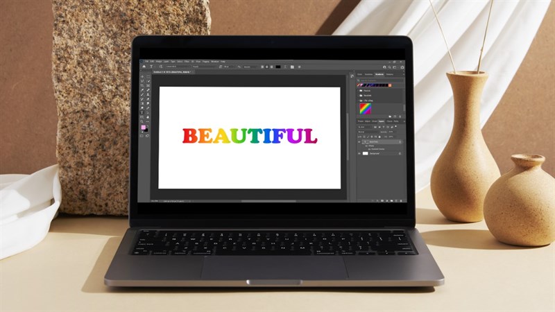 Cách tạo Gradient cầu vồng trong Photoshop