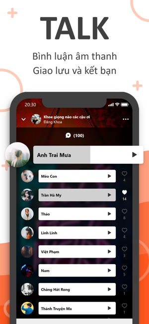 Screenshots Spoon Radio: Mạng xã hội âm thanh trực tuyến