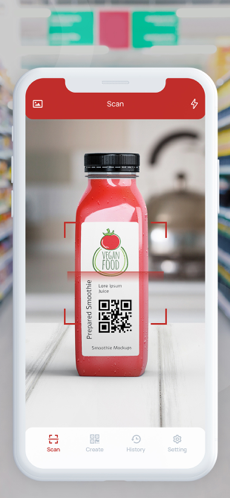 Screenshots Quét mã vạch - Đọc mã QR codeQuét mã vạch: Quét mã QR code cho hệ điều hành iOS