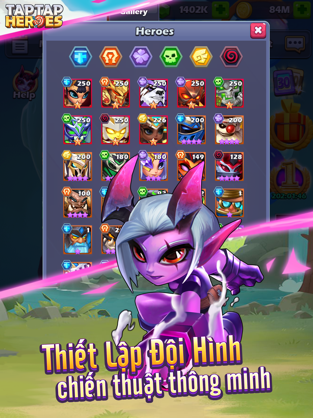 Screenshots Taptap Heroes - Idle RPG | Game chiến thuật rảnh tay PK cực hay