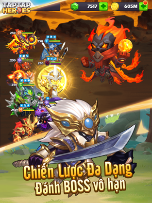 Screenshots Taptap Heroes - Idle RPG | Game chiến thuật rảnh tay PK cực hay