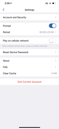 Screenshots KBONE: Ứng dụng giám sát camera trên điện thoại