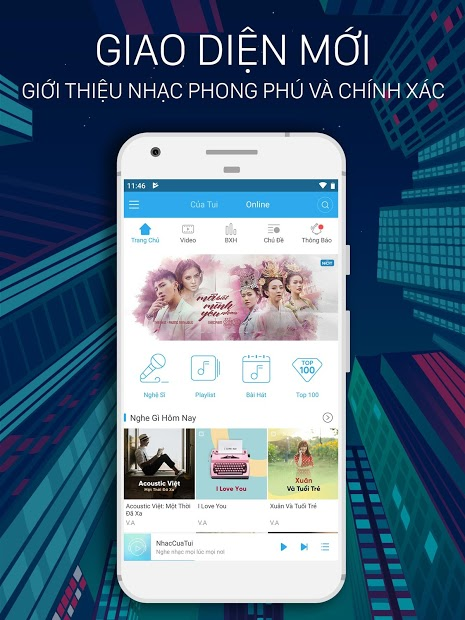Screenshots NhacCuaTui: Một trong những ứng dụng nghe nhạc mp3 hàng đầu