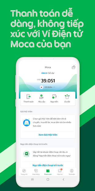 Screenshots Grab - Ứng dụng đặt xe công nghệ