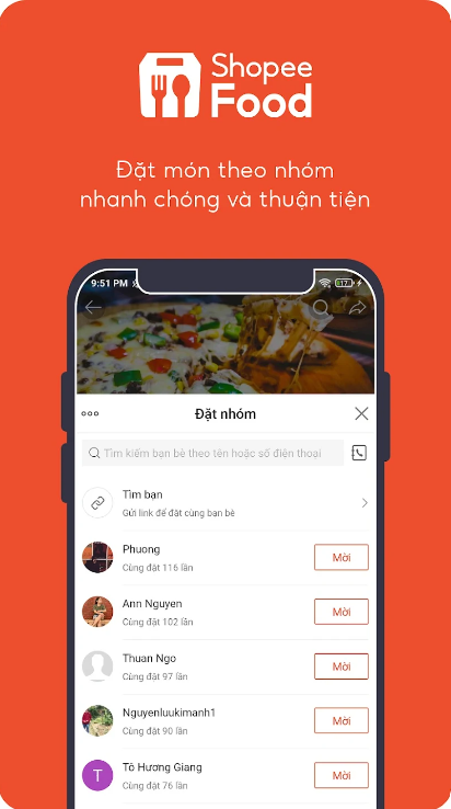 Screenshots ShopeeFood - Ứng dụng đặt món và giao đồ ăn trực tuyến nhanh chóng