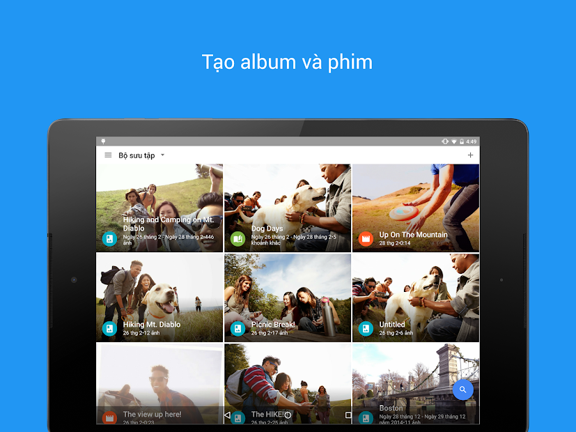 Screenshots Google Photos - ứng dụng lưu trữ hình ảnh