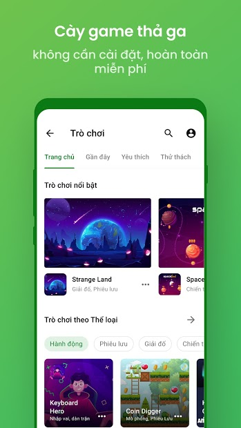 Screenshots Trình duyệt Cốc Cốc