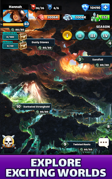 Screenshots Empires & Puzzles Epic Match 3: Trò chơi kim cương kiểu mới