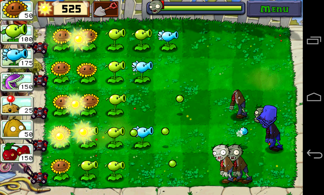 Screenshots Plants vs. Zombies - Trái cây đại chiến Zombies