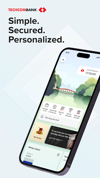 Screenshots Techcombank Mobile - Ứng dụng chuyển tiền của Techcombank