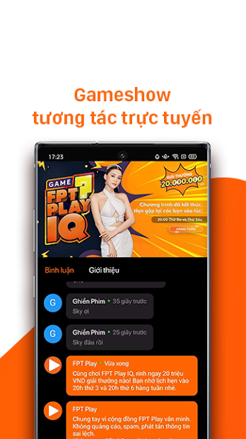 Screenshots FPT Play - TV Online - Ứng dụng xem truyền hình online FPT Play